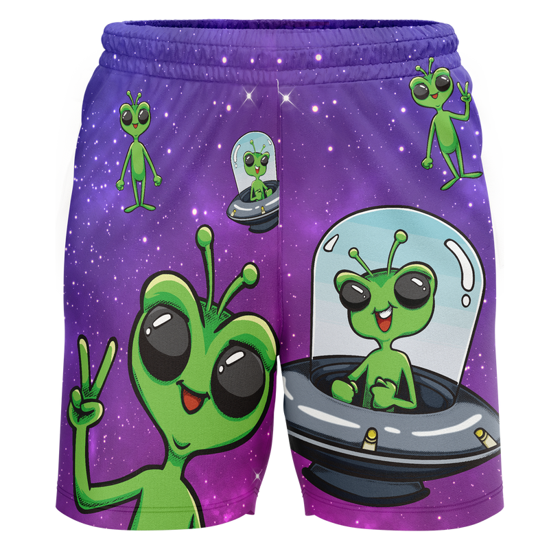 Allegheny Badgers Alien Adult Workout Wear Shorts