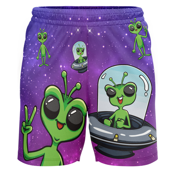 Avon Grove Alien Adult Workout Wear Shorts