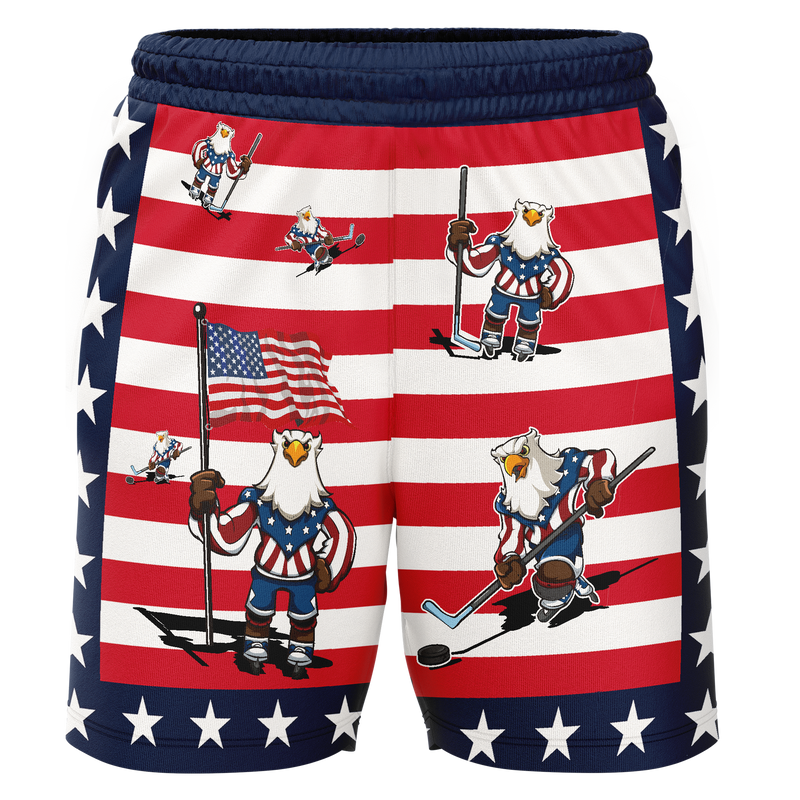 Aspen Aviators American Eagle Adult Workout Wear Shorts