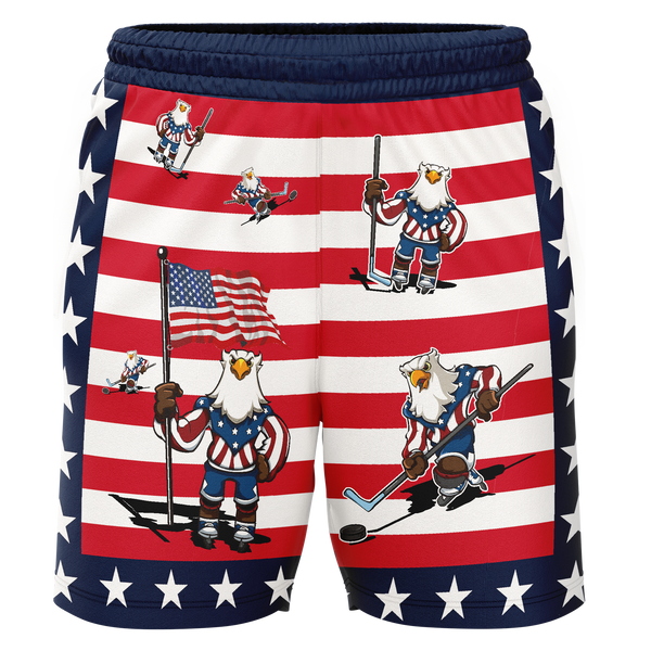 BSM Bernards American Eagle Adult Workout Wear Shorts