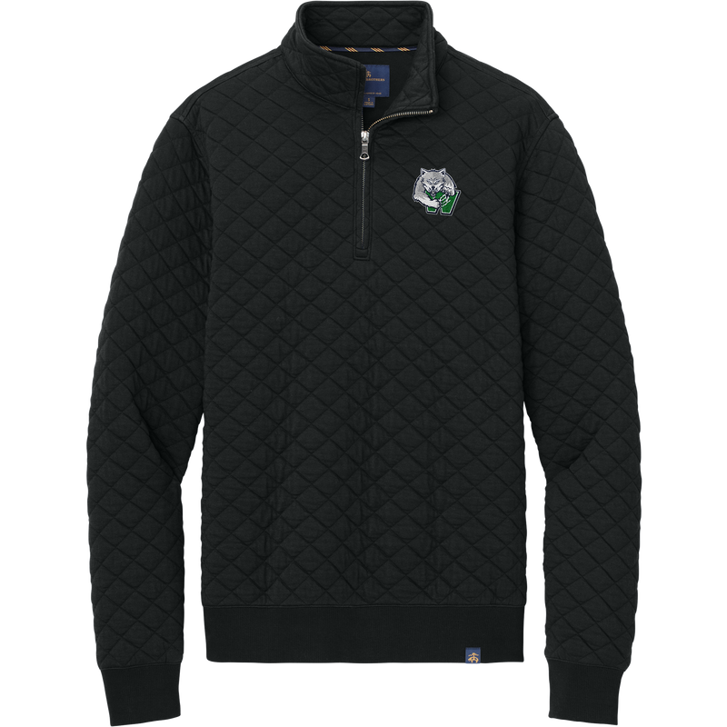 Woodbridge Wolfpack Brooks Brothers Diamond Quilt 1/4-Zip