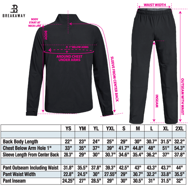 Adult Breakaway Lightweight Warm Up Jacket (Chelsea Bulldogs)