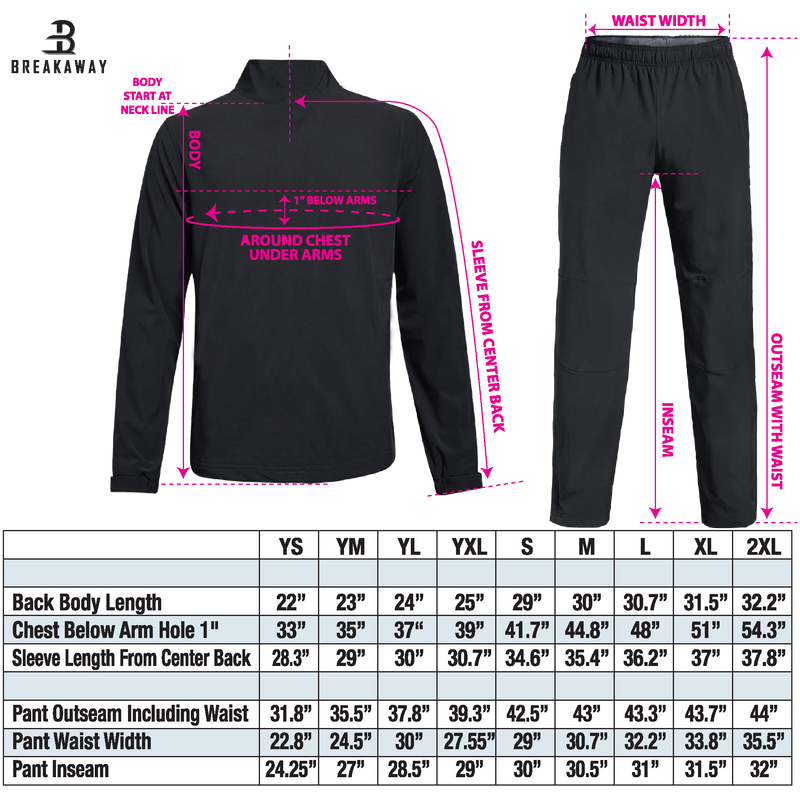 Youth Breakaway Lightweight Warm Up Jacket (Chelsea Bulldogs)