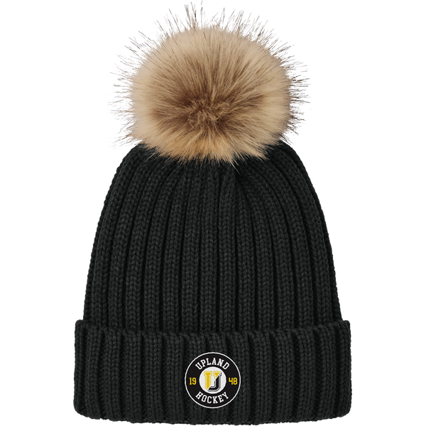 Upland Hockey Faux Fur Pom Beanie