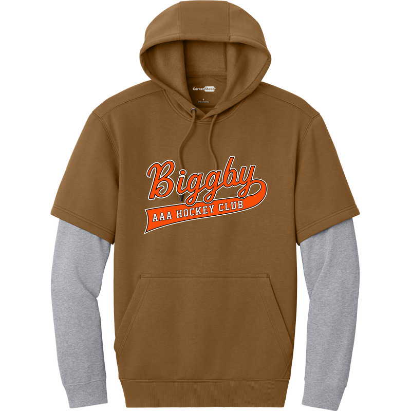 Biggby Coffee AAA Tough Fleece Layered Hoodie