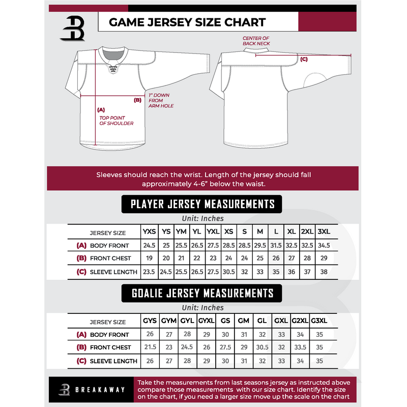 Wilmington Nighthawks Youth Goalie Jersey