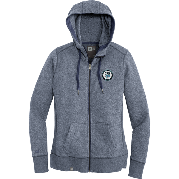 Carolina Premier Hockey New Era Ladies French Terry Full-Zip Hoodie