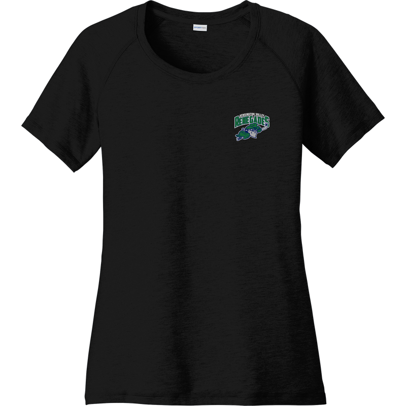 Kensington Valley Renegades Ladies PosiCharge Tri-Blend Wicking Scoop Neck Raglan Tee