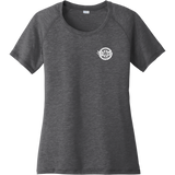 Charlotte Rush Ladies PosiCharge Tri-Blend Wicking Scoop Neck Raglan Tee