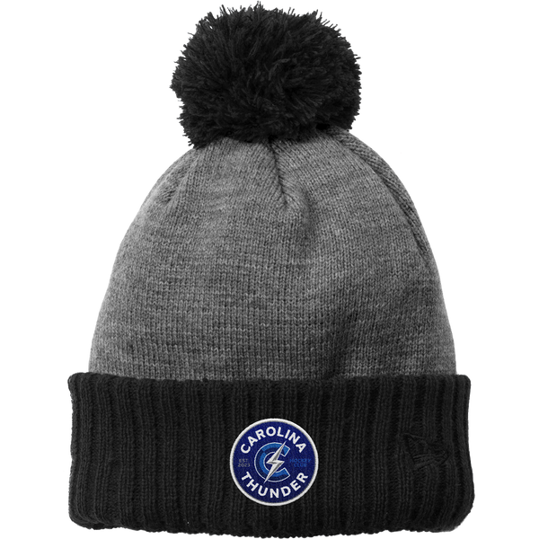 Carolina Thunder New Era Colorblock Cuffed Beanie