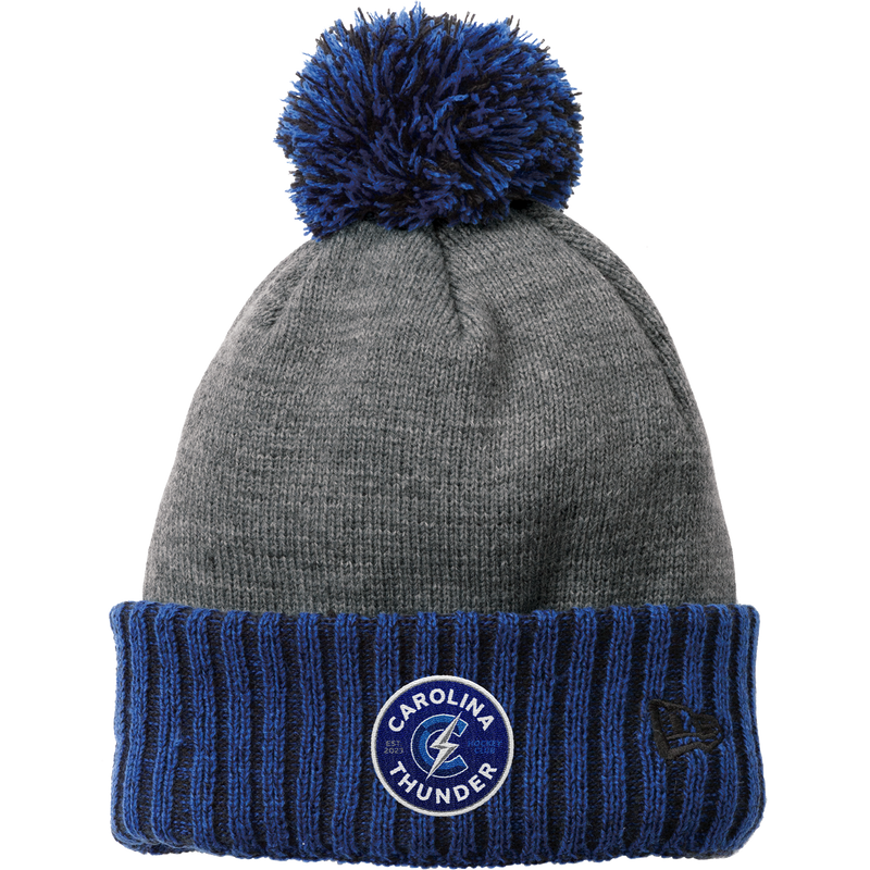 Carolina Thunder New Era Colorblock Cuffed Beanie