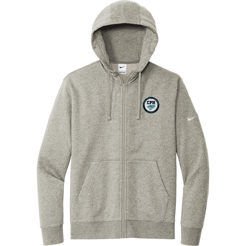 Carolina Premier Hockey Nike Club Fleece Sleeve Swoosh Full-Zip Hoodie