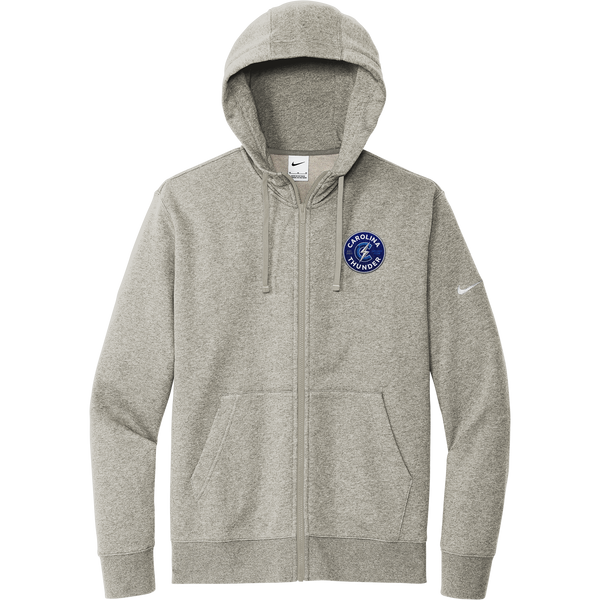 Carolina Thunder Nike Club Fleece Sleeve Swoosh Full-Zip Hoodie