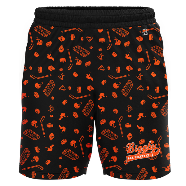 Biggby Coffee AAA Tier 1 Adult 2025 Sublimated Pattern Shorts