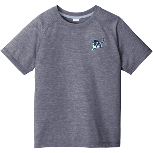 Kensington Valley Rebels Youth PosiCharge Tri-Blend Wicking Raglan Tee